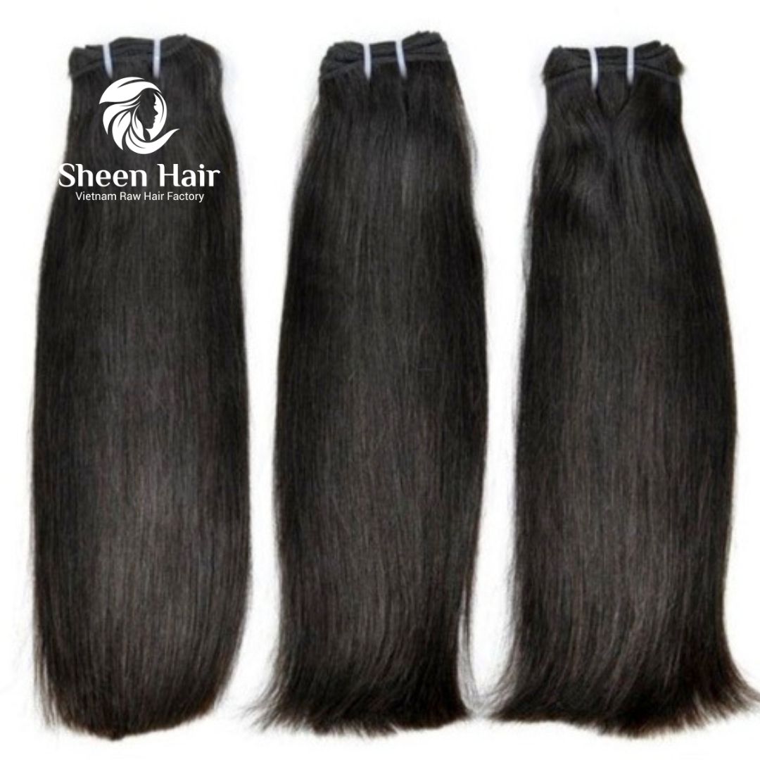 300g Machine Weft Bundles – Premium Best Human Hair Extensions from Sheen Hair Vietnam 9 300g Machine weft bundles Sheen Hair Vietnam wholesale