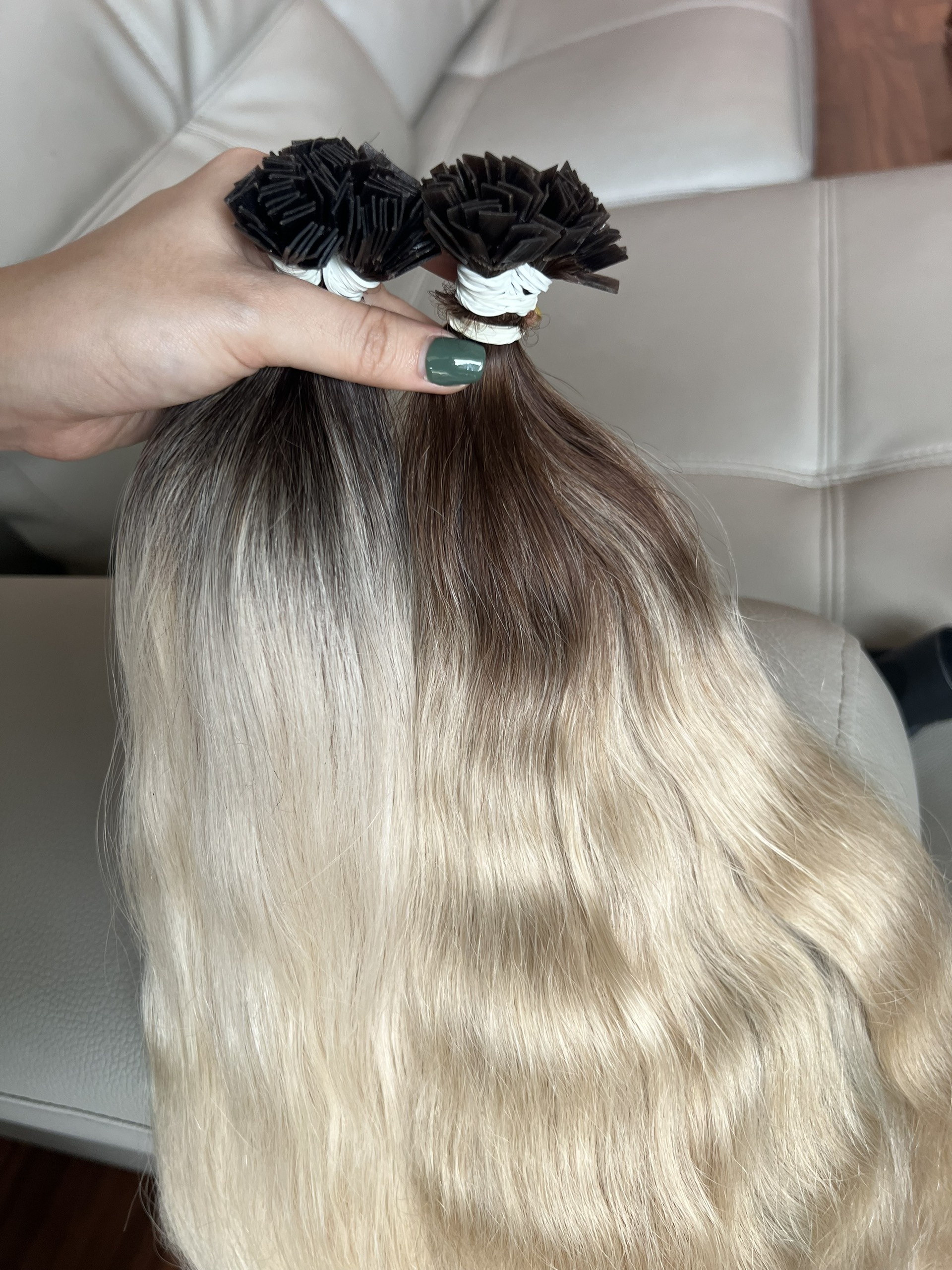 Premium Flat-Tip Keratin Blonde Best hair trend 2025 9 Premium Flat-Tip Keratin Light Blonde Hair Extensions