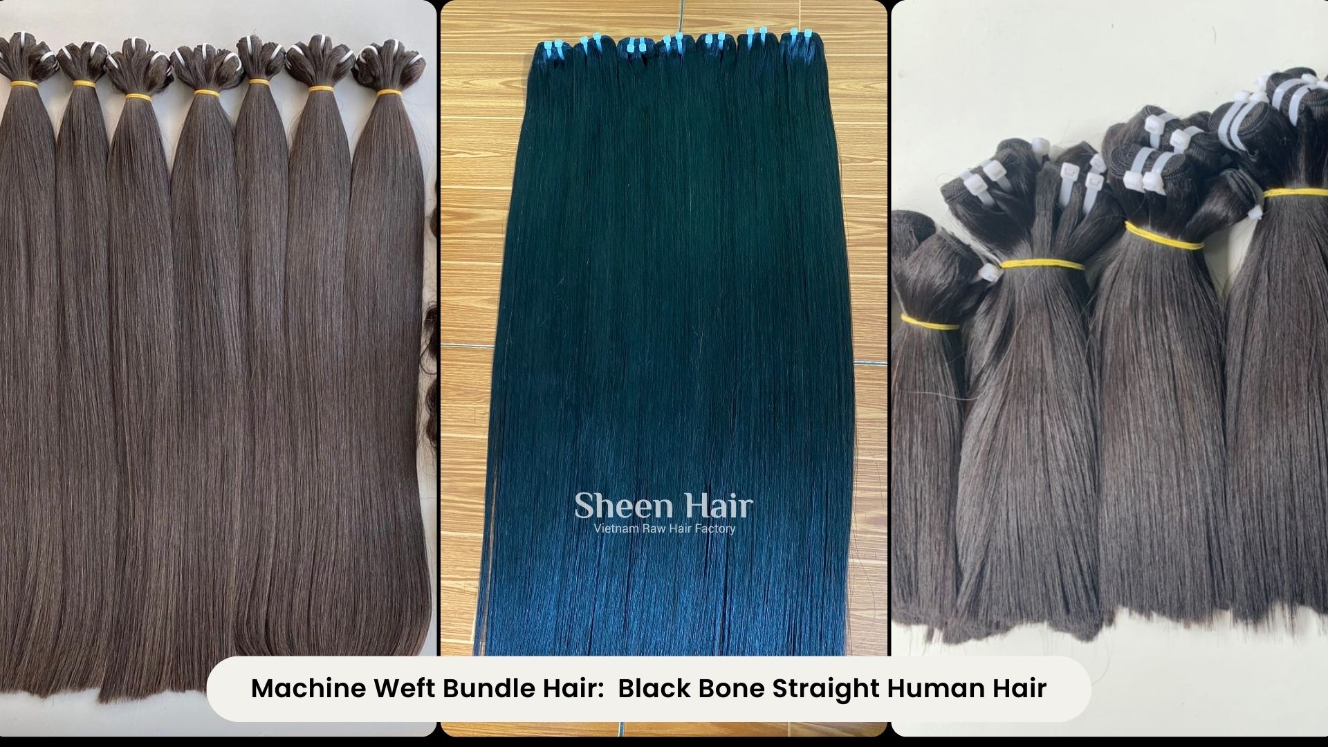 Natural Virgin Hair Bundles #1B - Unleash Your Inner Radiance: Experience the Luxury of Sheen Hair Vietnam 7 Natural Virgin Hair Bundles