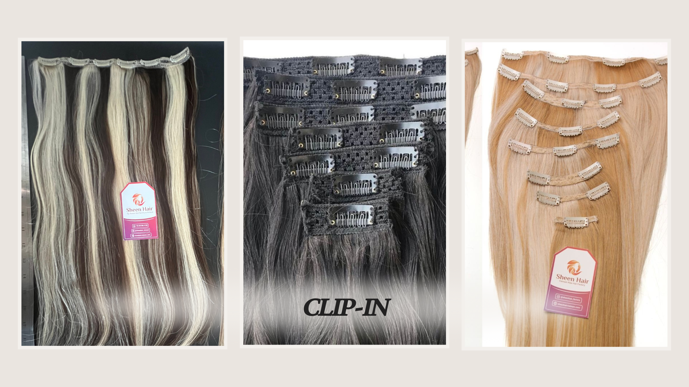 CLIP IN SHEEN HAIR