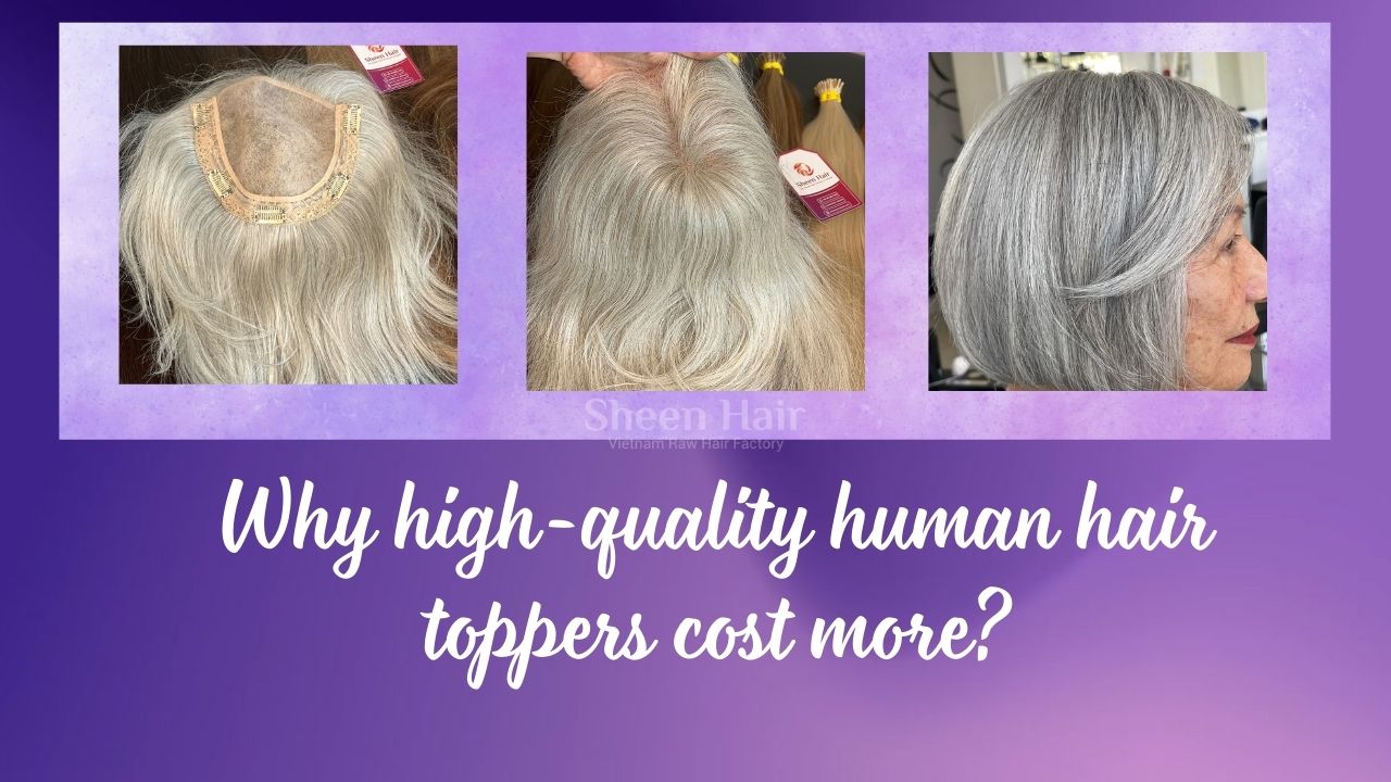 quality hair topper Sheen Hair Vietnam Factory