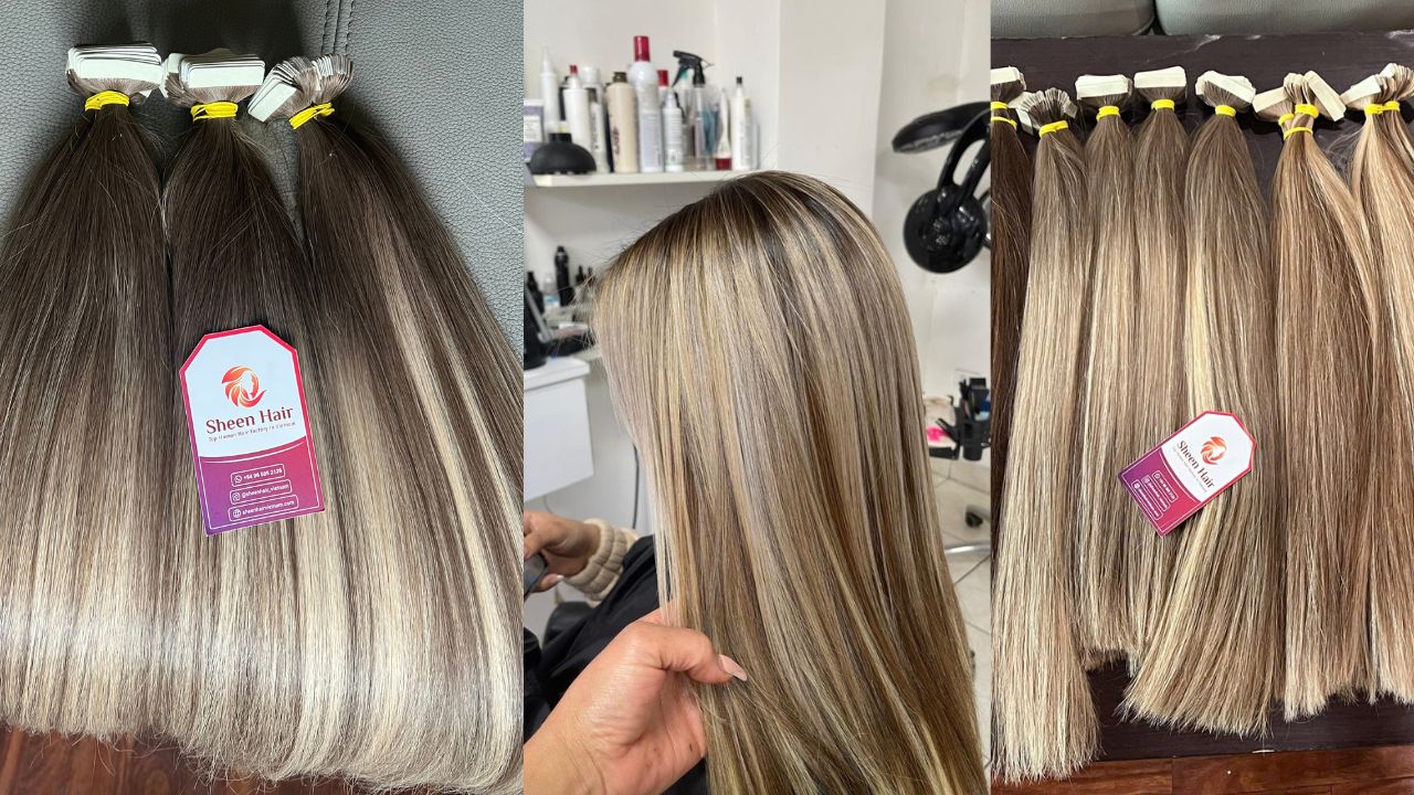 Tape-in balayage Extensions 2025 Must-Have for Best hair trend 7 Tape-in balayage Extensions