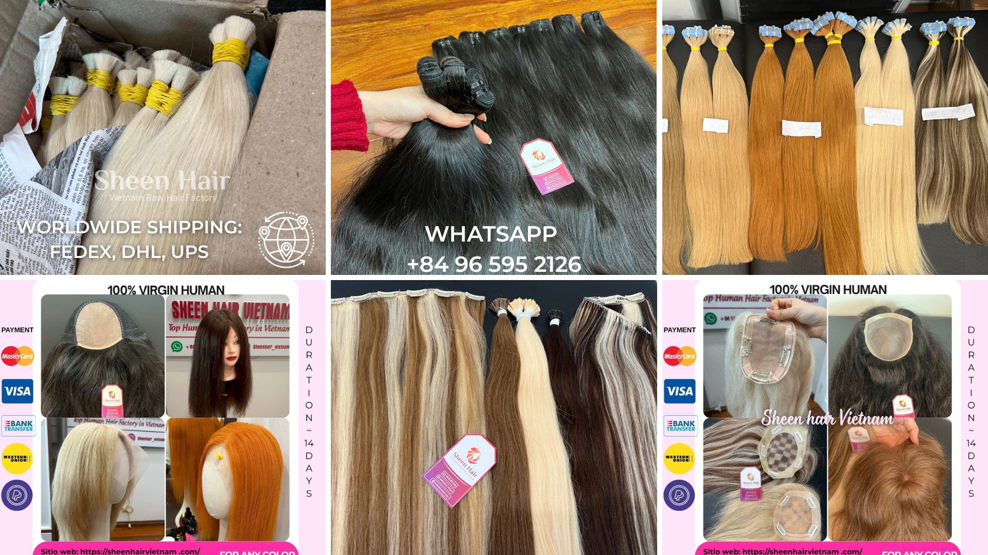 IMPORT - EXPORT CHALLENGES SHEEN HAIR VIETNAM HUMAN HAIR