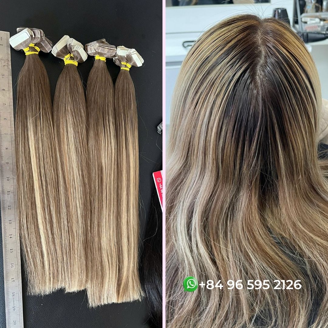 Tape-in Blond ash 55 cm: 7 Stunning Secrets to a Professional Salon Transformation in 2026 13 balayage extensions tape-in