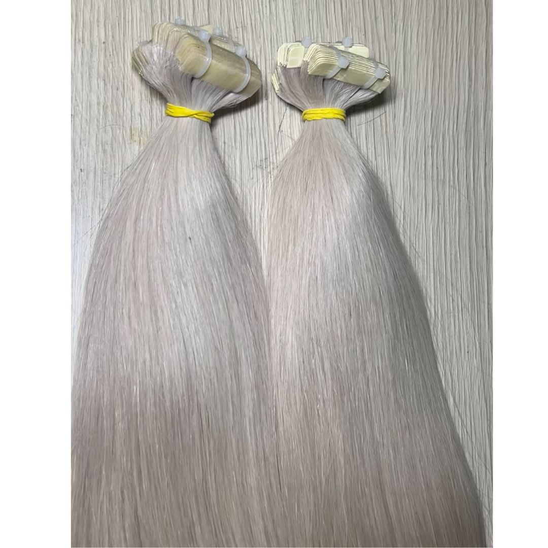 Tape-In Extensions Light Blonde Hair #10.1