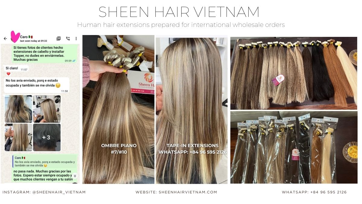 Reliable hair supplier Extensiones de Cabello Tape-in