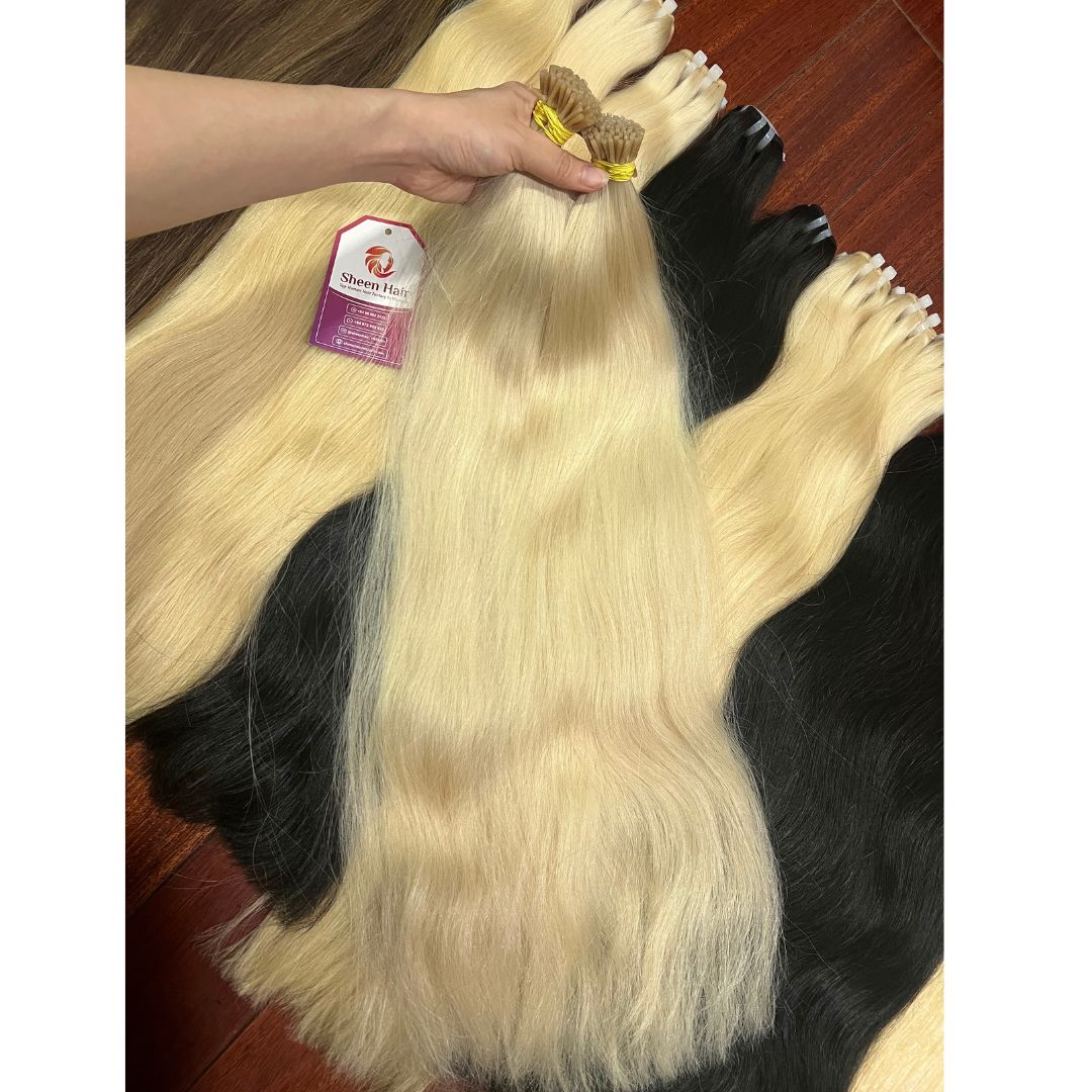 I-tip blond hair 24 in
