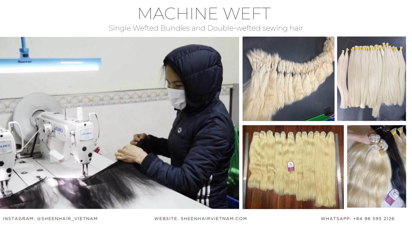 sewing machine weft blond