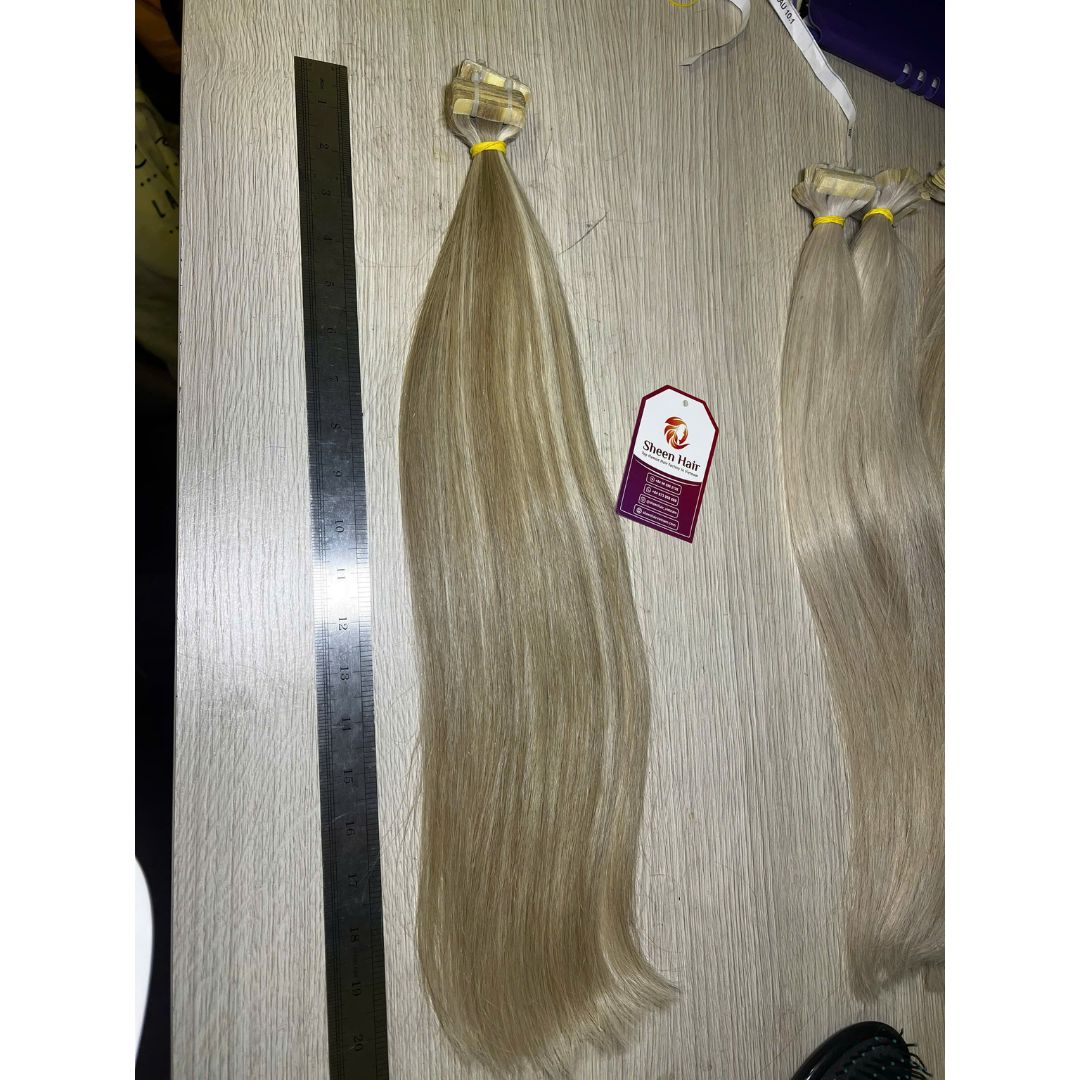 Tape-in Blond ash 55 cm: 7 Stunning Secrets to a Professional Salon Transformation in 2026 11 Tape-in Blond Ash Piano #9.1 / #12