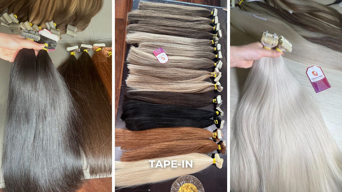TAPE-IN EXTENSIONS HUMAN HAIR FACTORY Classic Hair Extensions